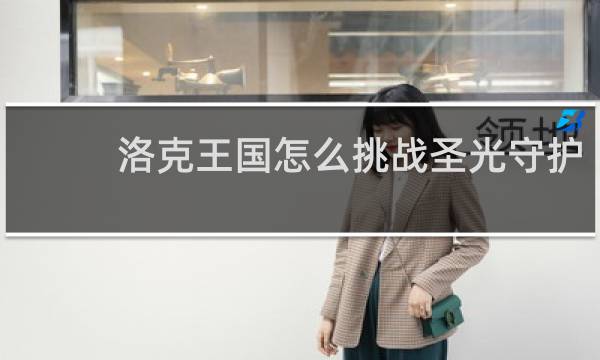 洛克王国怎么挑战圣光守护