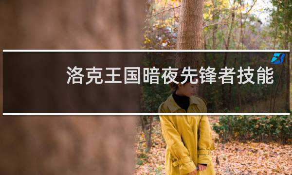 洛克王国暗夜先锋者技能