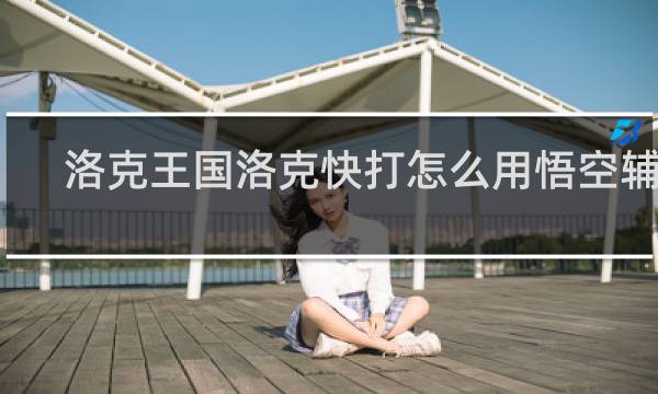 洛克王国洛克快打怎么用悟空辅助