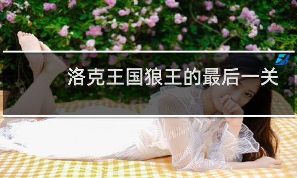 洛克王国狼王的最后一关