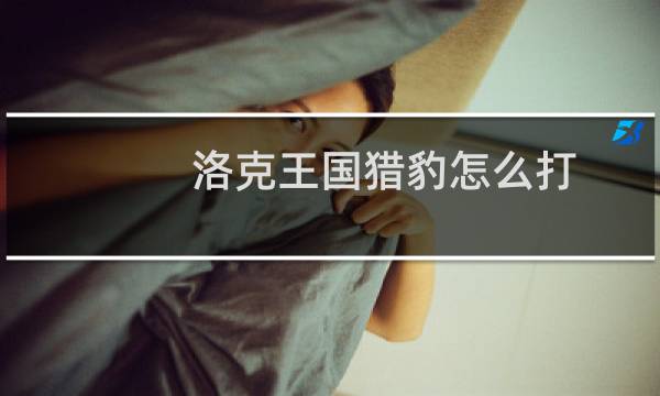 洛克王国猎豹怎么打