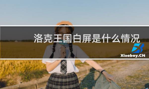 洛克王国白屏是什么情况
