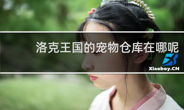 洛克王国的宠物仓库在哪呢