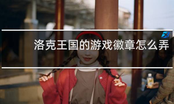 洛克王国的游戏徽章怎么弄