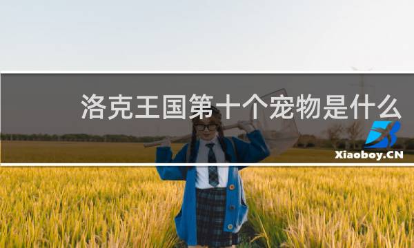 洛克王国第十个宠物是什么