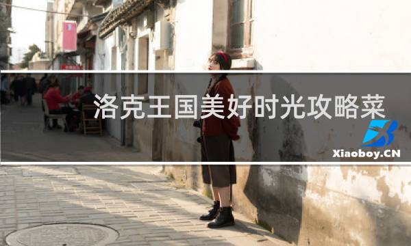 洛克王国美好时光攻略菜
