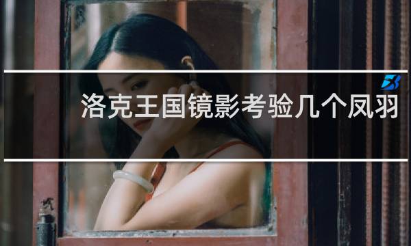 洛克王国镜影考验几个凤羽
