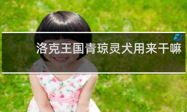 洛克王国青琼灵犬用来干嘛