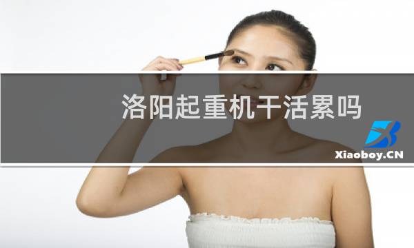 洛阳起重机干活累吗
