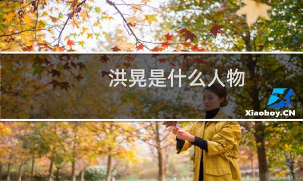 洪晃是什么人物
