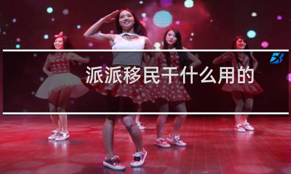 派派移民干什么用的