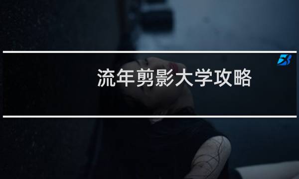 流年剪影大学攻略