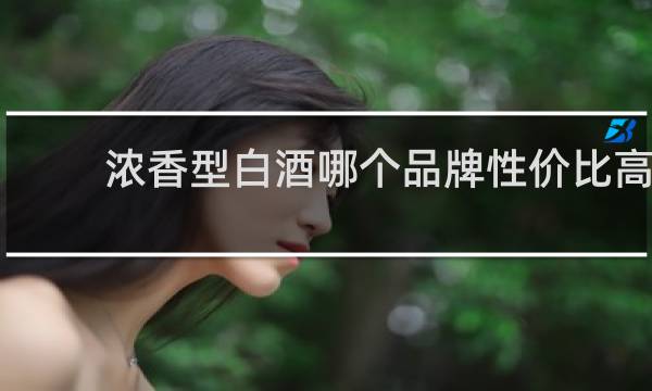 浓香型白酒哪个品牌性价比高