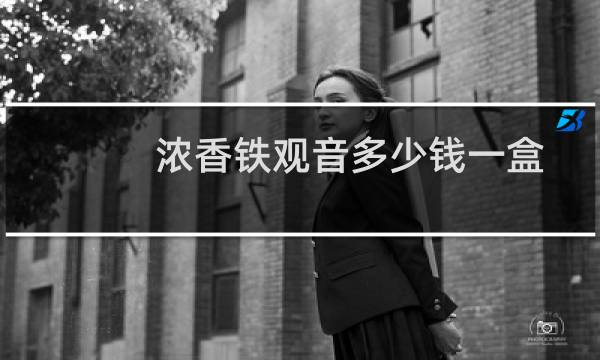 浓香铁观音多少钱一盒