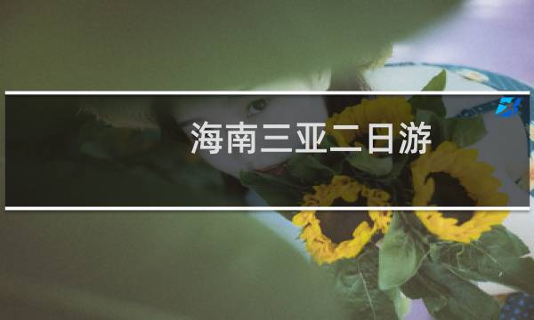 海南三亚二日游