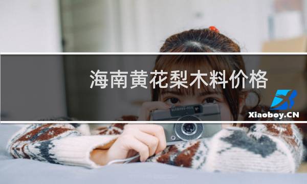 海南黄花梨木料价格