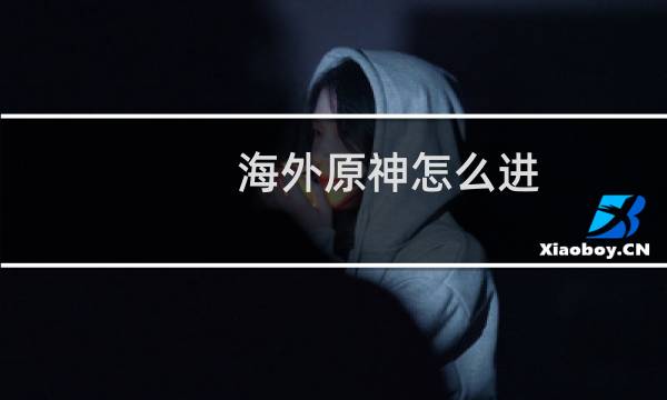 海外原神怎么进