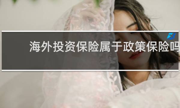海外投资保险属于政策保险吗