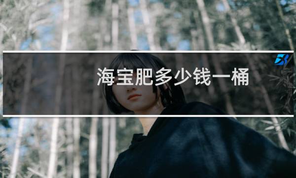 海宝肥多少钱一桶