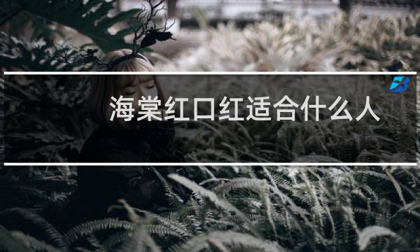 海棠红口红适合什么人