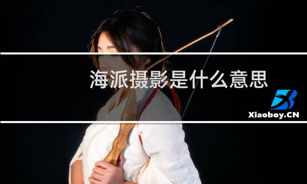 海派摄影是什么意思