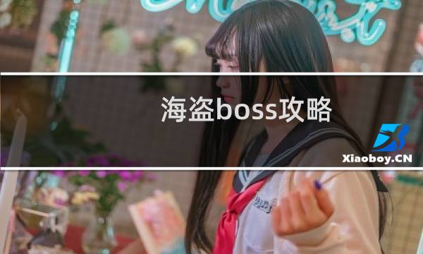 海盗boss攻略