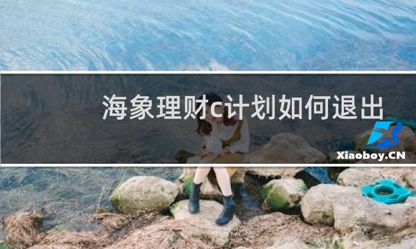 海象理财c计划如何退出