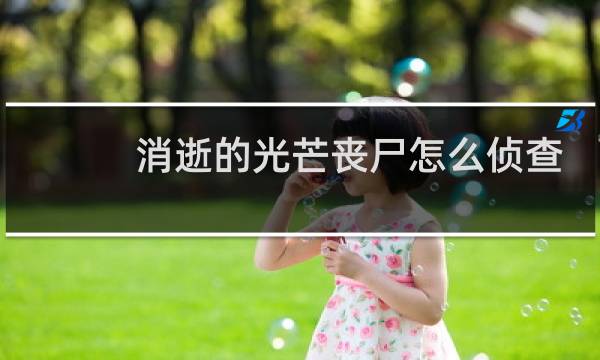 消逝的光芒丧尸怎么侦查