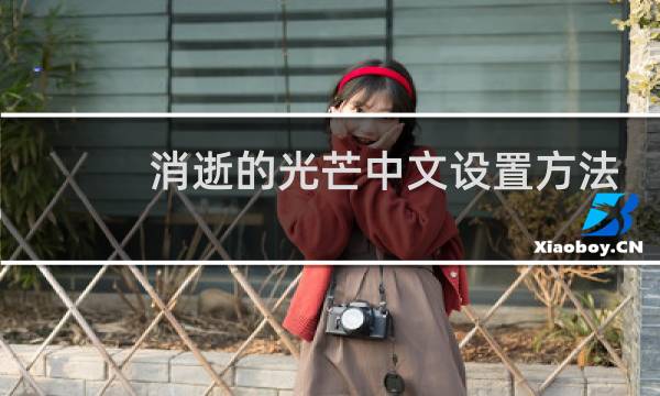 消逝的光芒中文设置方法