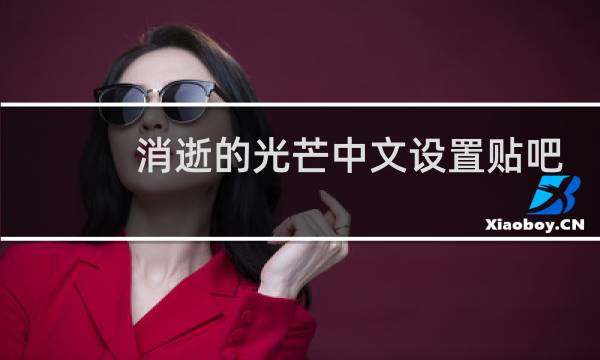 消逝的光芒中文设置贴吧