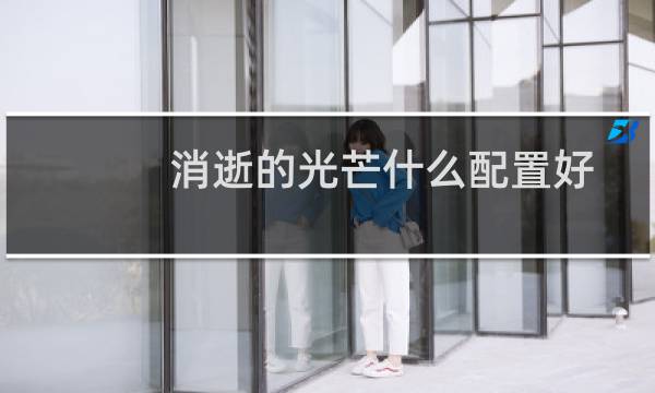 消逝的光芒什么配置好