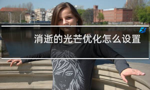 消逝的光芒优化怎么设置