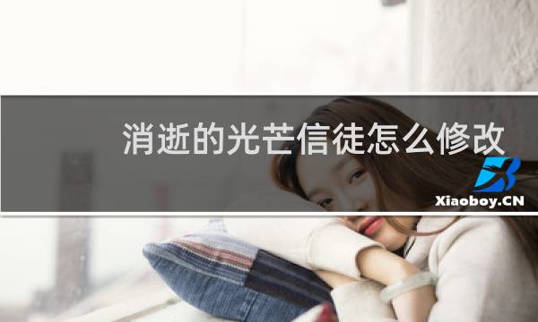 消逝的光芒信徒怎么修改