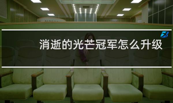 消逝的光芒冠军怎么升级