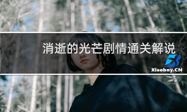 消逝的光芒剧情通关解说