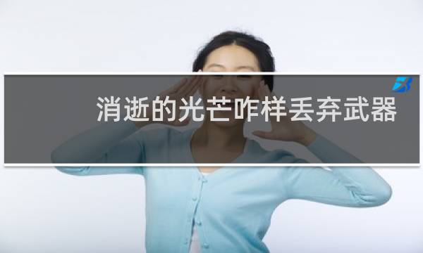 消逝的光芒咋样丢弃武器