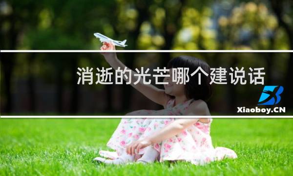 消逝的光芒哪个建说话