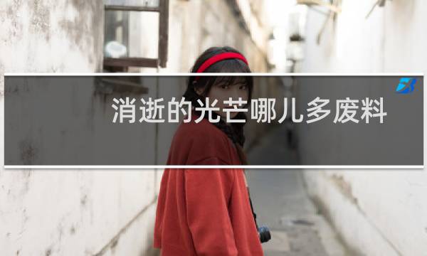 消逝的光芒哪儿多废料