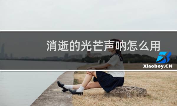 消逝的光芒声呐怎么用