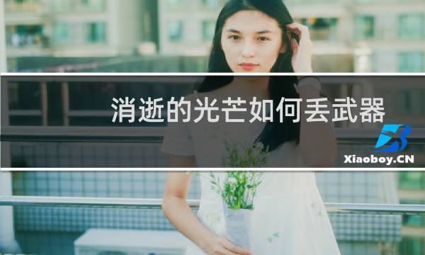 消逝的光芒如何丢武器