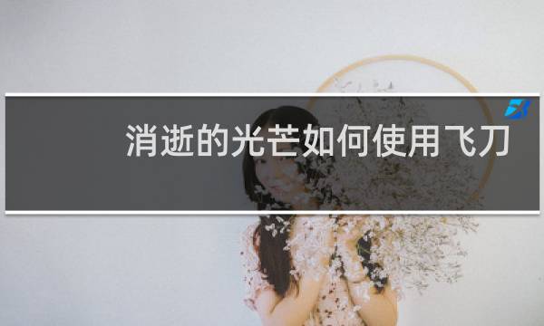 消逝的光芒如何使用飞刀