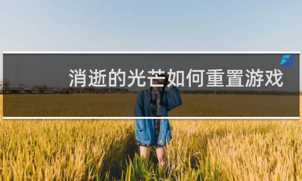 消逝的光芒如何重置游戏