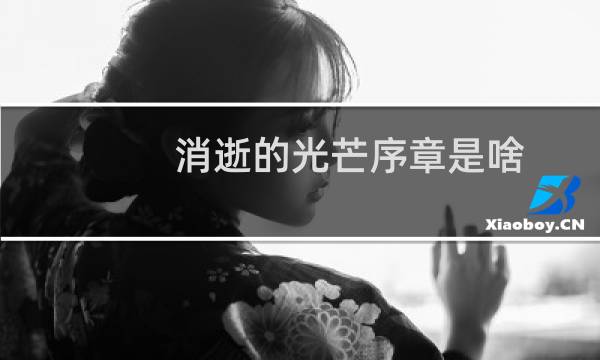 消逝的光芒序章是啥