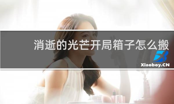消逝的光芒开局箱子怎么搬