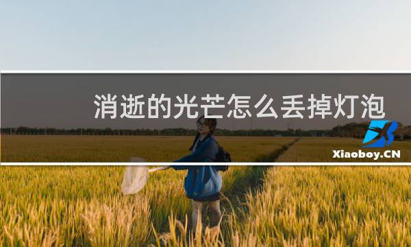 消逝的光芒怎么丢掉灯泡