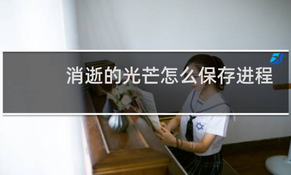 消逝的光芒怎么保存进程