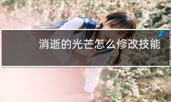 消逝的光芒怎么修改技能