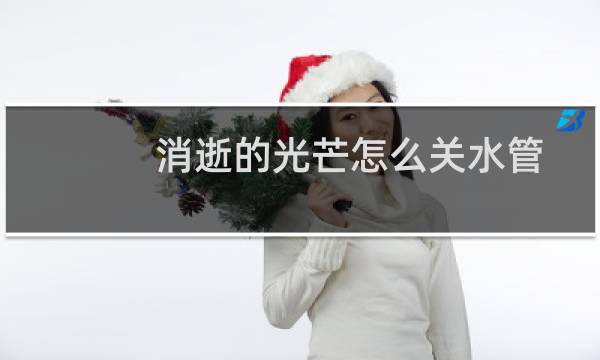 消逝的光芒怎么关水管