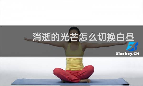 消逝的光芒怎么切换白昼
