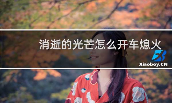 消逝的光芒怎么开车熄火